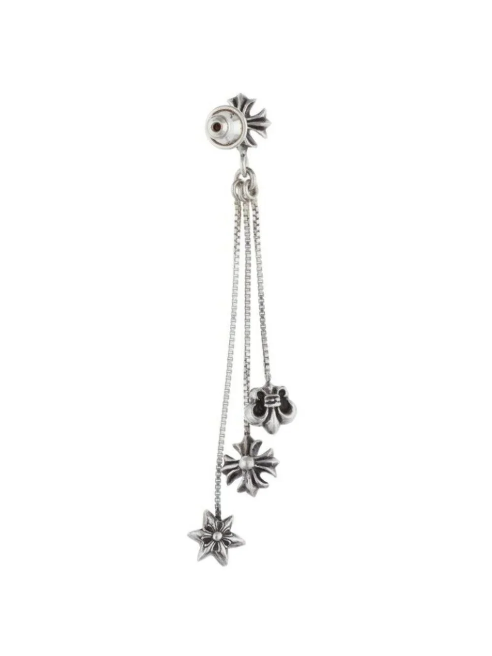 Chrome Hearts Jojo PST Plsbs Silver Earrings